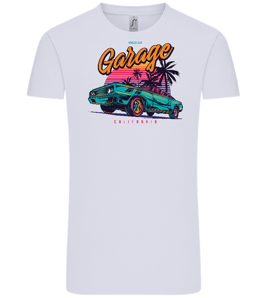 Car Garage Design - Comfort Unisex T-Shirt_LILAK_front