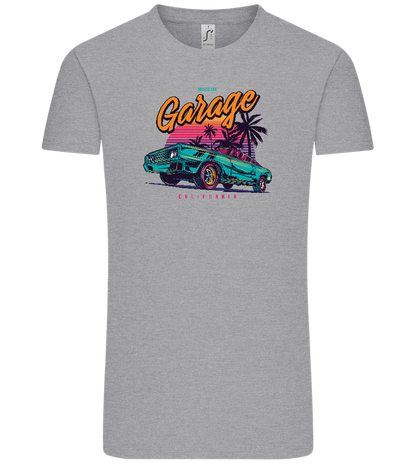 Car Garage Design - Comfort Unisex T-Shirt_ORION GREY_front