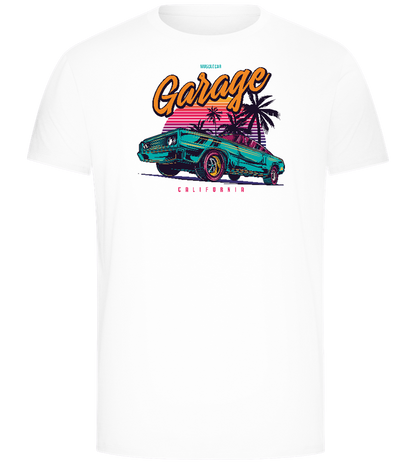 Car Garage Design - Comfort Unisex T-Shirt_WHITE_front