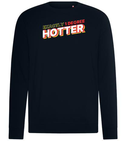 1 Degree Hotter Design - Comfort unisex sweater_BLACK_front