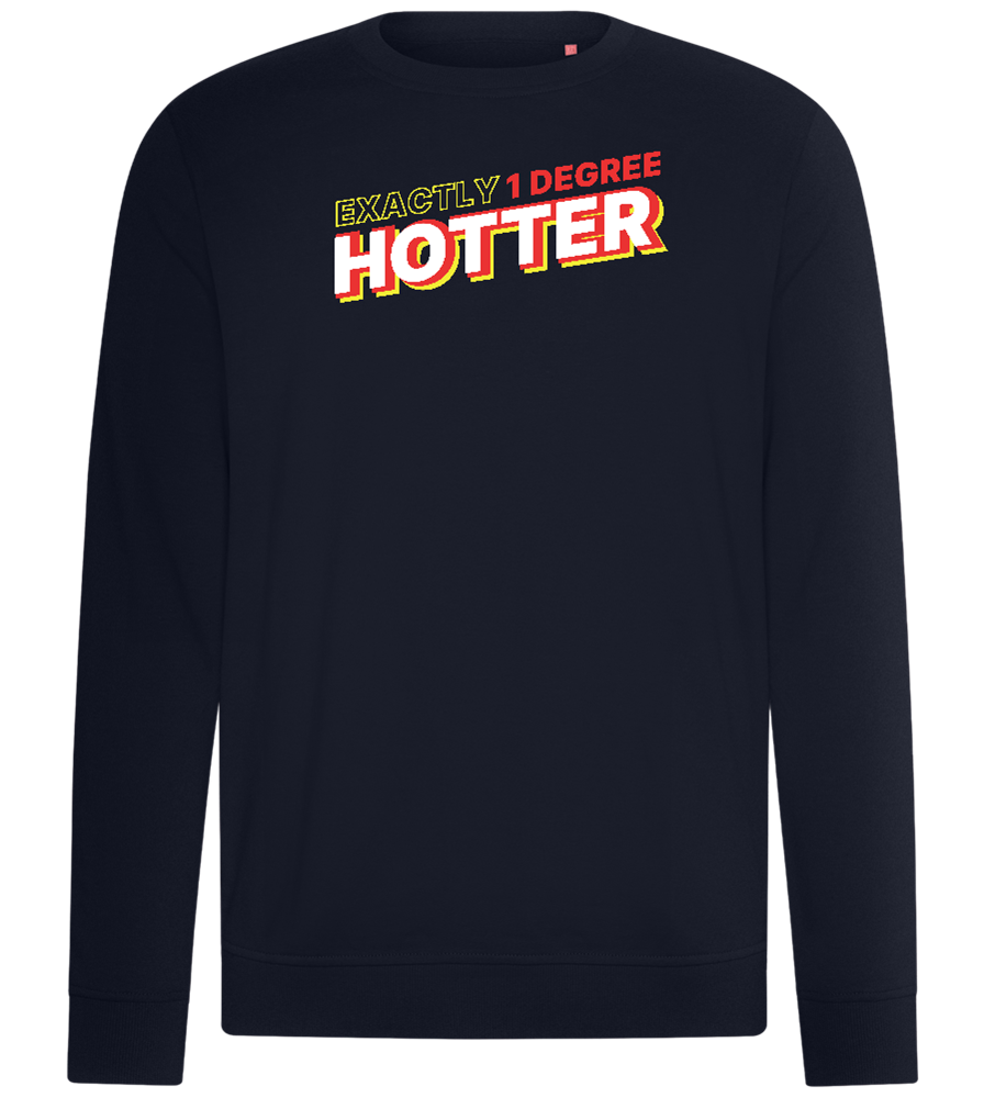 1 Degree Hotter Design - Comfort unisex sweater_FRENCH NAVY_front