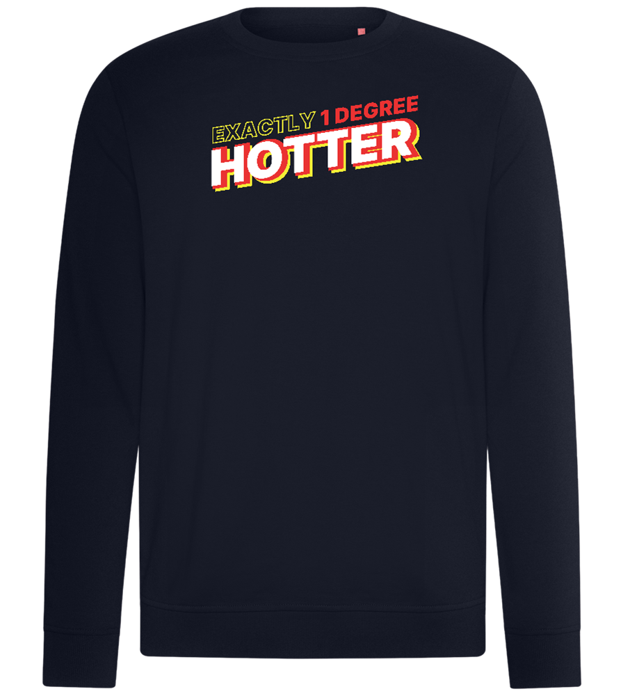 1 Degree Hotter Design - Comfort unisex sweater_FRENCH NAVY_front