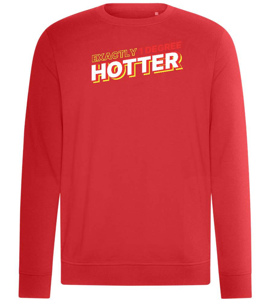 1 Degree Hotter Design - Comfort unisex sweater_RED_front