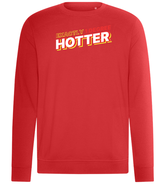 1 Degree Hotter Design - Comfort unisex sweater_RED_front