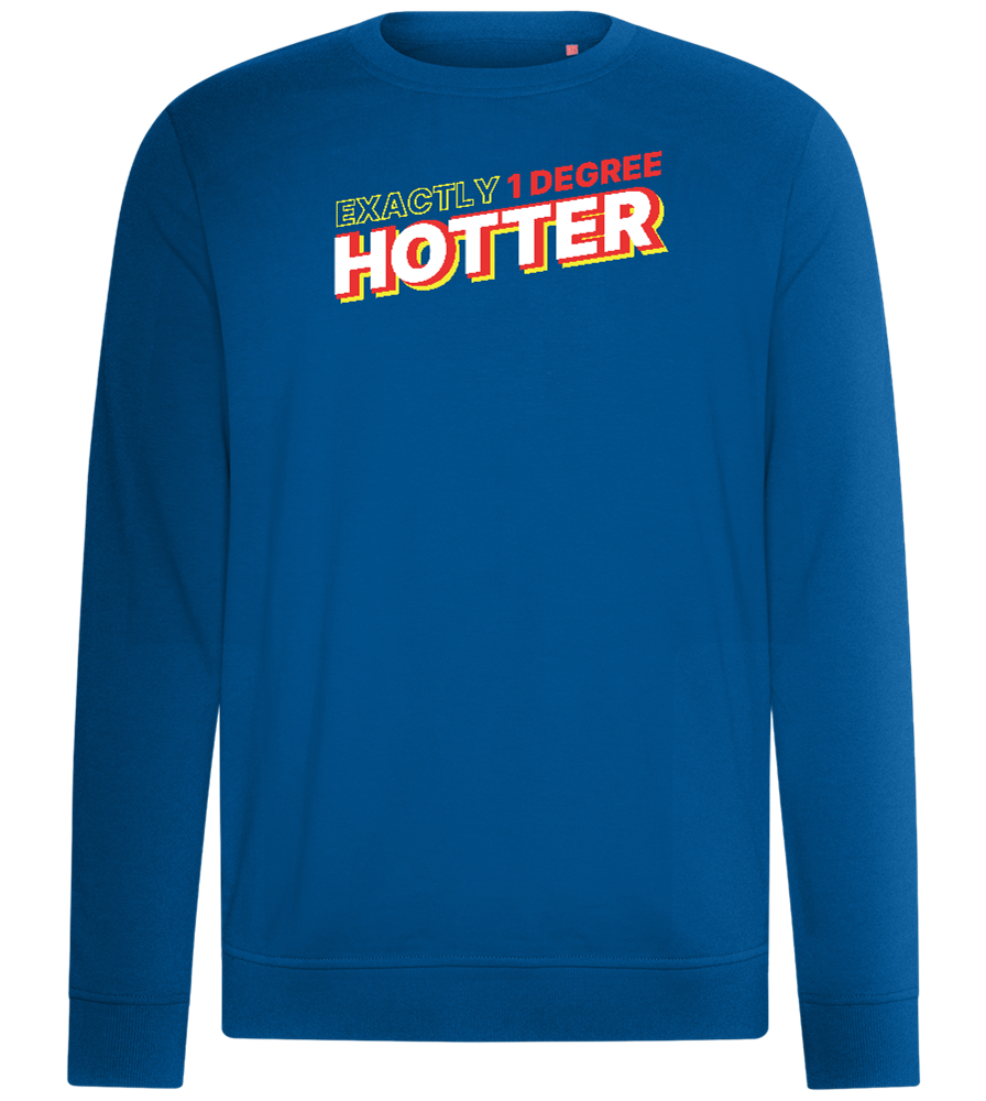 1 Degree Hotter Design - Comfort unisex sweater_ROYAL_front