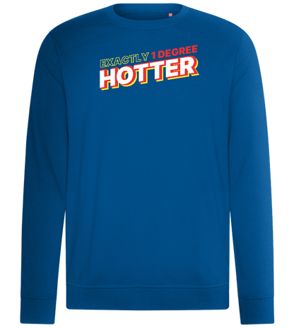 1 Degree Hotter Design - Comfort unisex sweater_ROYAL_front