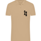 Grad Design - Comfort men´s summer polo shirt_SAND_front