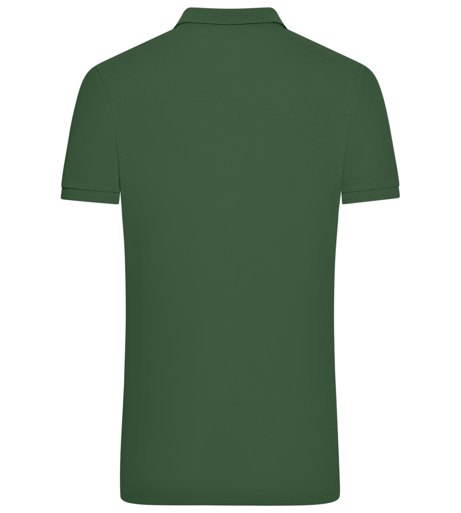 Grad Design - Comfort men´s summer polo shirt_GOLF GREEN_back
