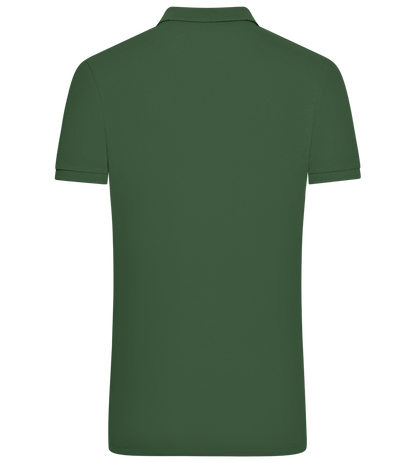 Grad Design - Comfort men´s summer polo shirt_GOLF GREEN_back