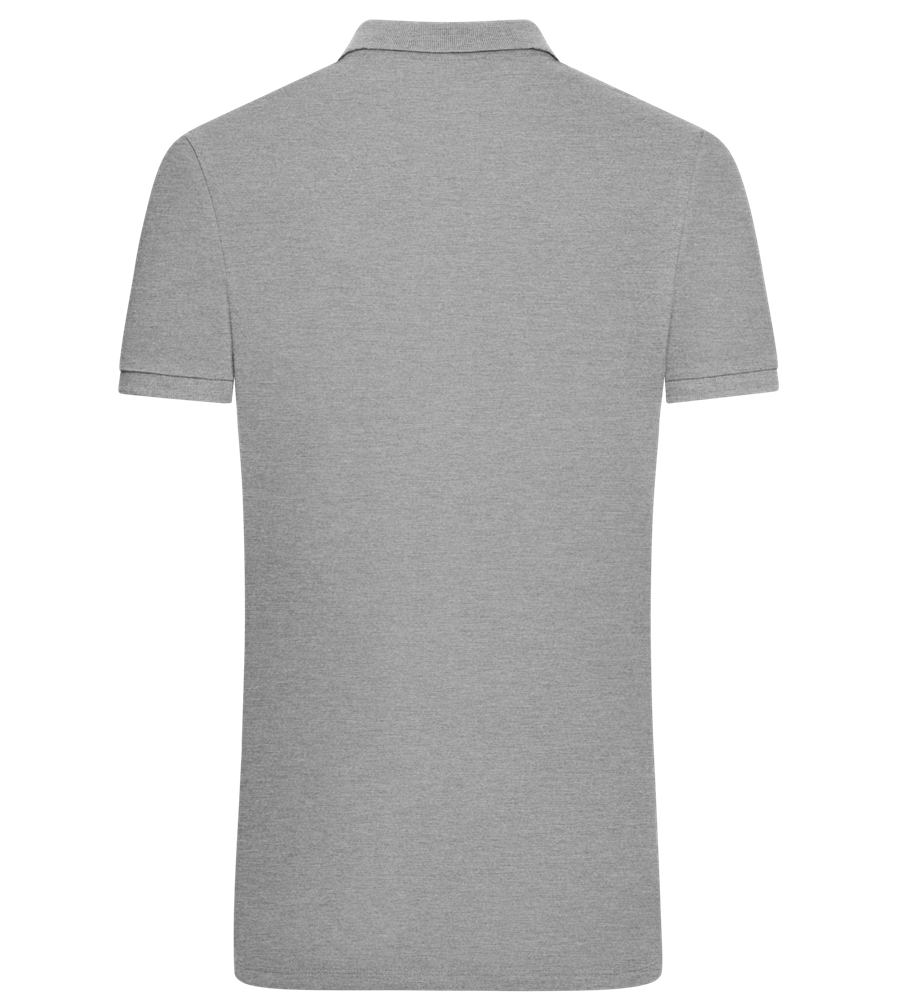 Grad Design - Comfort men´s summer polo shirt_ORION GREY II_back