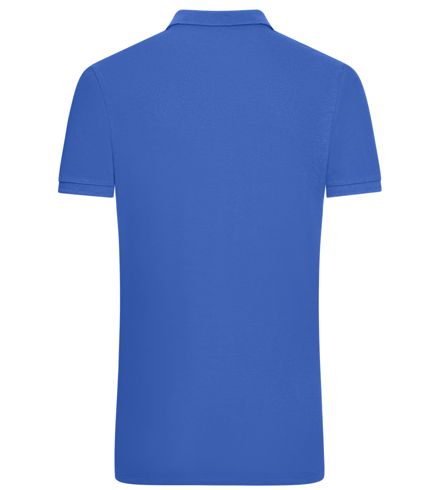 Grad Design - Comfort men´s summer polo shirt_ROYAL_back