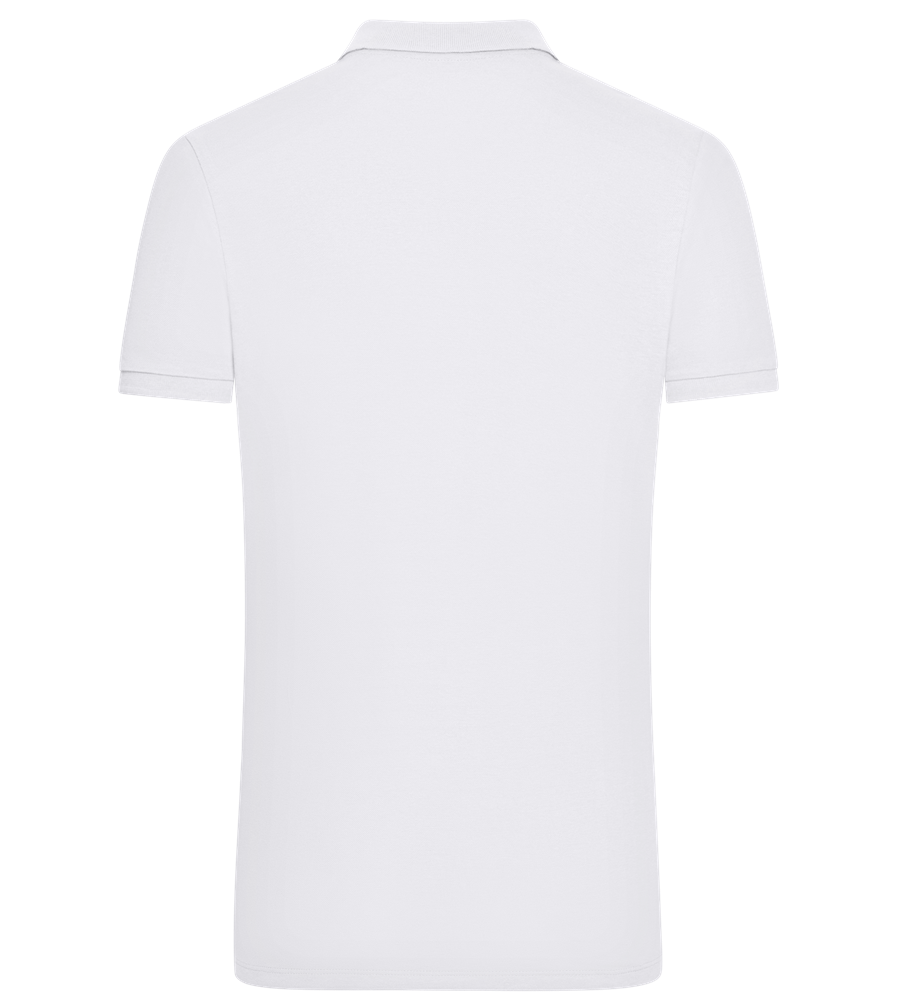 Grad Design - Comfort men´s summer polo shirt_WHITE_back