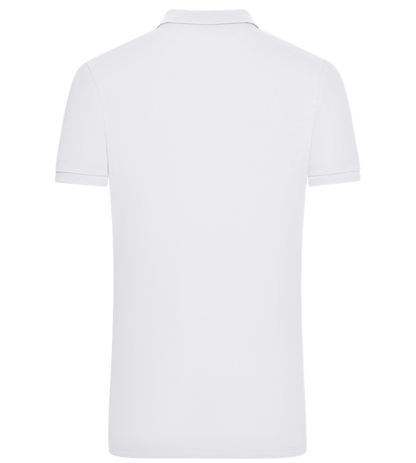 Grad Design - Comfort men´s summer polo shirt_WHITE_back