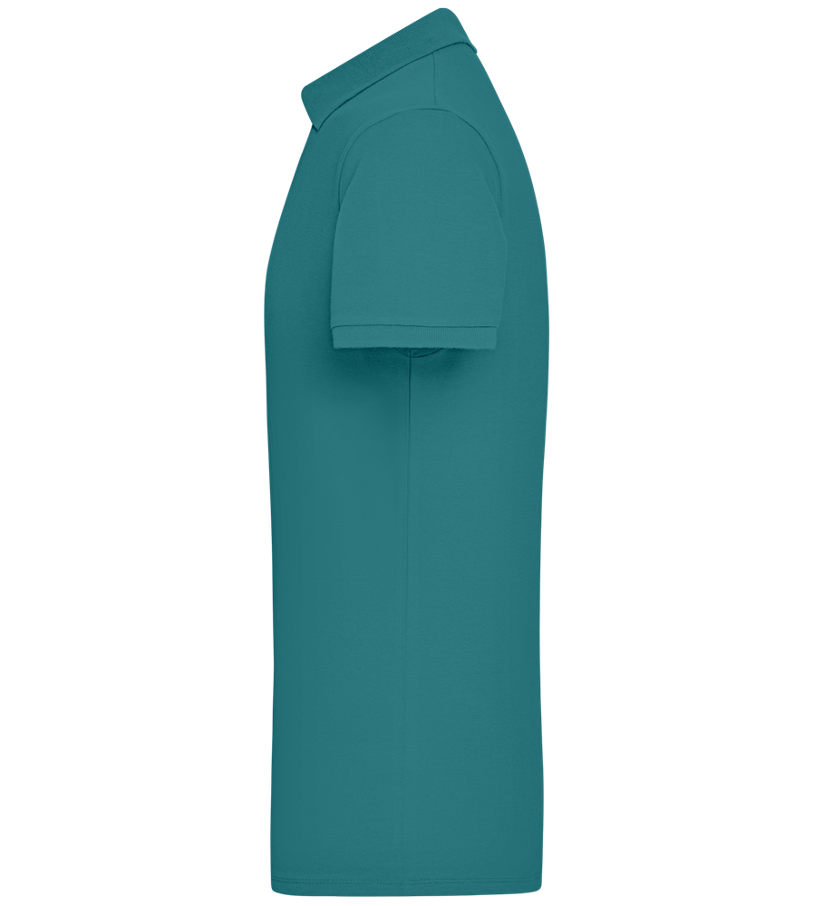 Grad Design - Comfort men´s summer polo shirt_BLUE DUCK_left