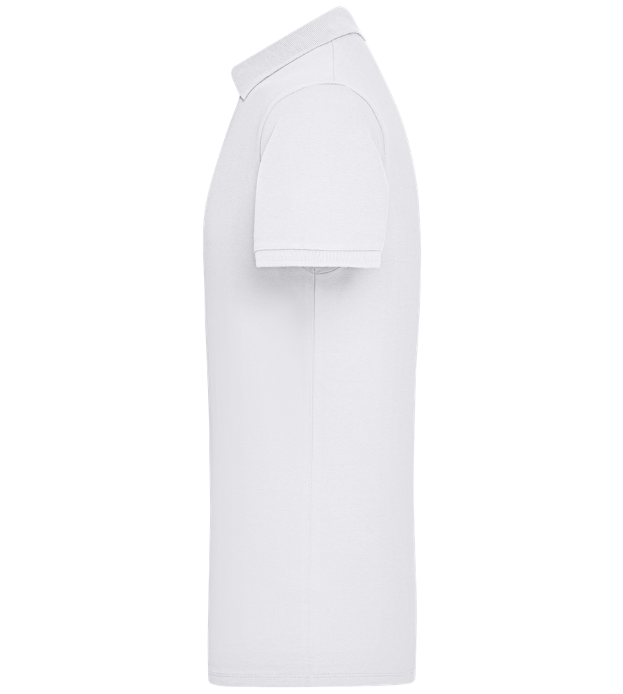 Grad Design - Comfort men´s summer polo shirt_WHITE_left