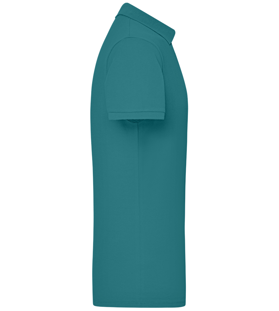 Grad Design - Comfort men´s summer polo shirt_BLUE DUCK_right