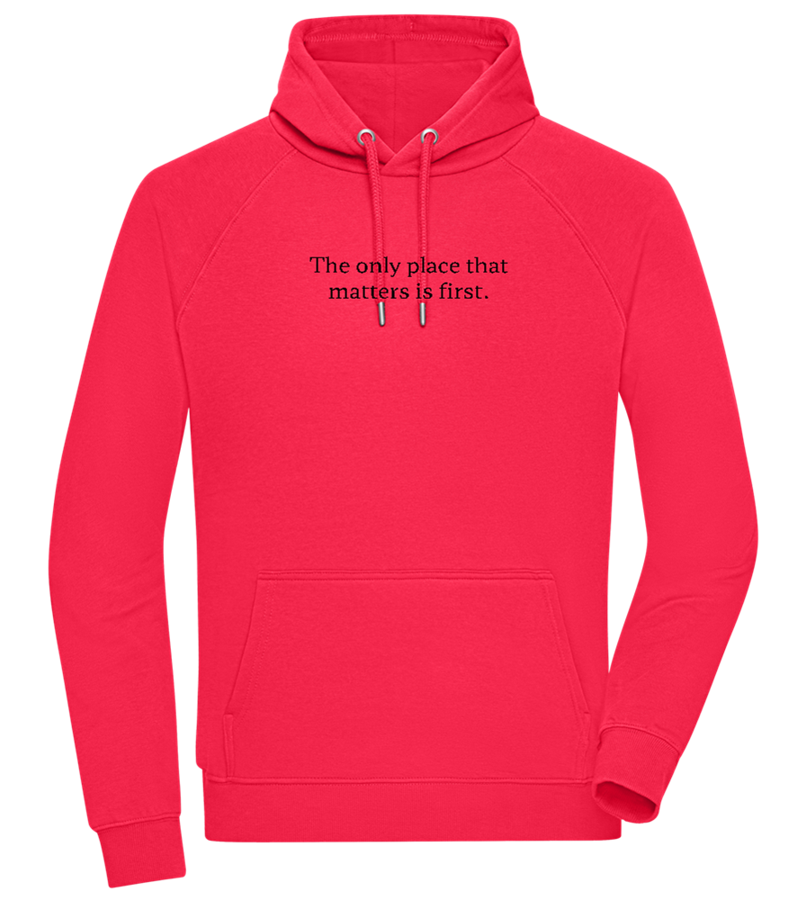 The Only Place That Matters Design - Comfort unisex hoodie_RED_front