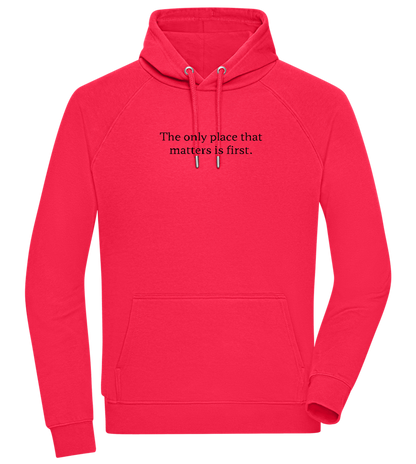 The Only Place That Matters Design - Comfort unisex hoodie_RED_front