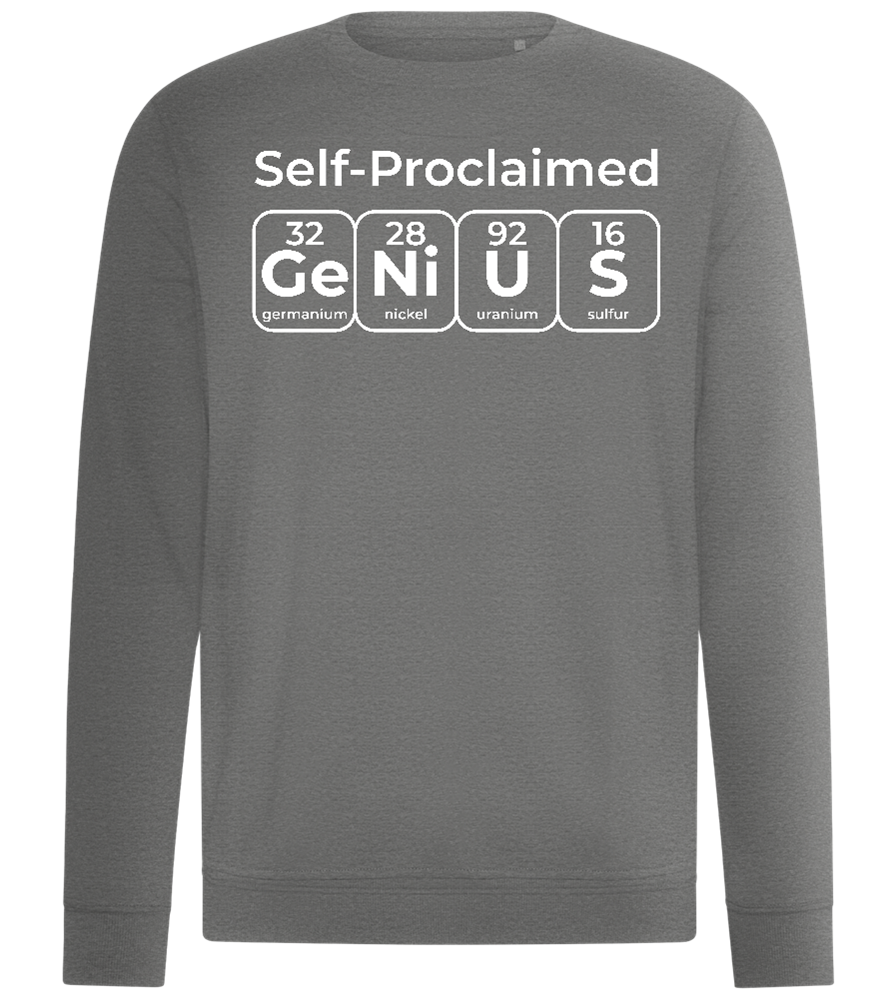 Periodic Table Genius Design - Comfort unisex sweater_ORION GREY II_front