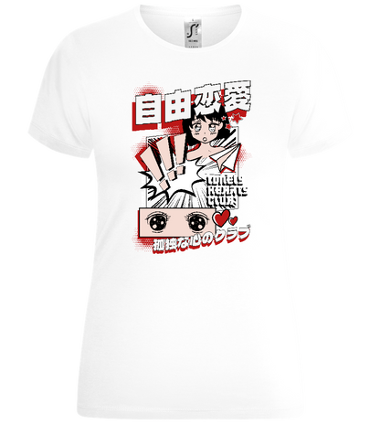 Lonely Hearts Comic Design - Comfort women's t-shirt_WHITE_front