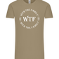 WTF With The Family Design - Comfort Unisex T-Shirt_KHAKI_front