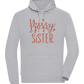 Bossy Sister Text Design - Comfort unisex hoodie_ORION GREY II_front