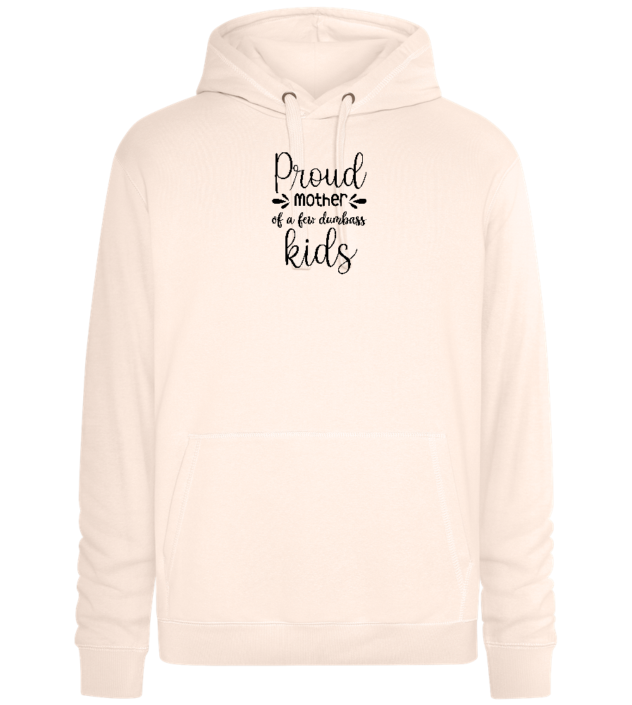 Proud Mother Design - Premium unisex hoodie_LIGHT PEACH ROSE_front