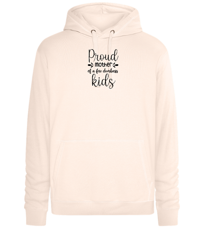 Proud Mother Design - Premium unisex hoodie_LIGHT PEACH ROSE_front