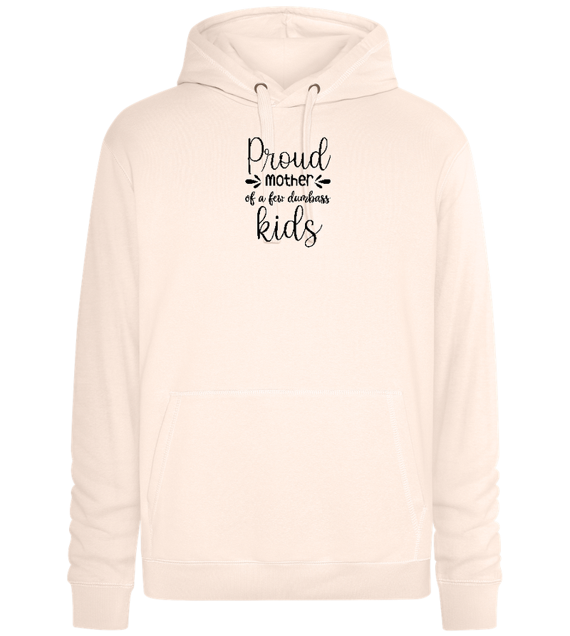 Proud Mother Design - Premium unisex hoodie_LIGHT PEACH ROSE_front