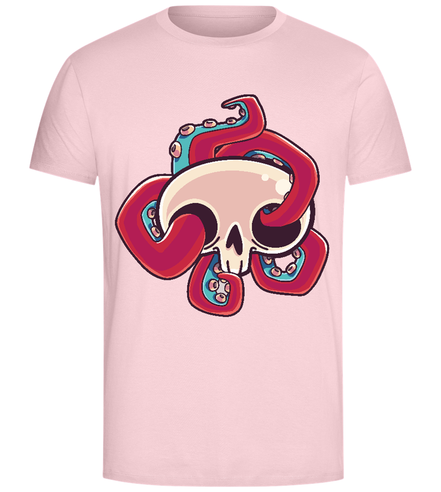 Squid Skull Design - Comfort Unisex T-Shirt_CANDY PINK_front