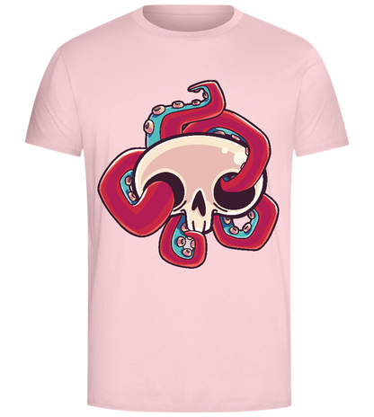 Squid Skull Design - Comfort Unisex T-Shirt_CANDY PINK_front