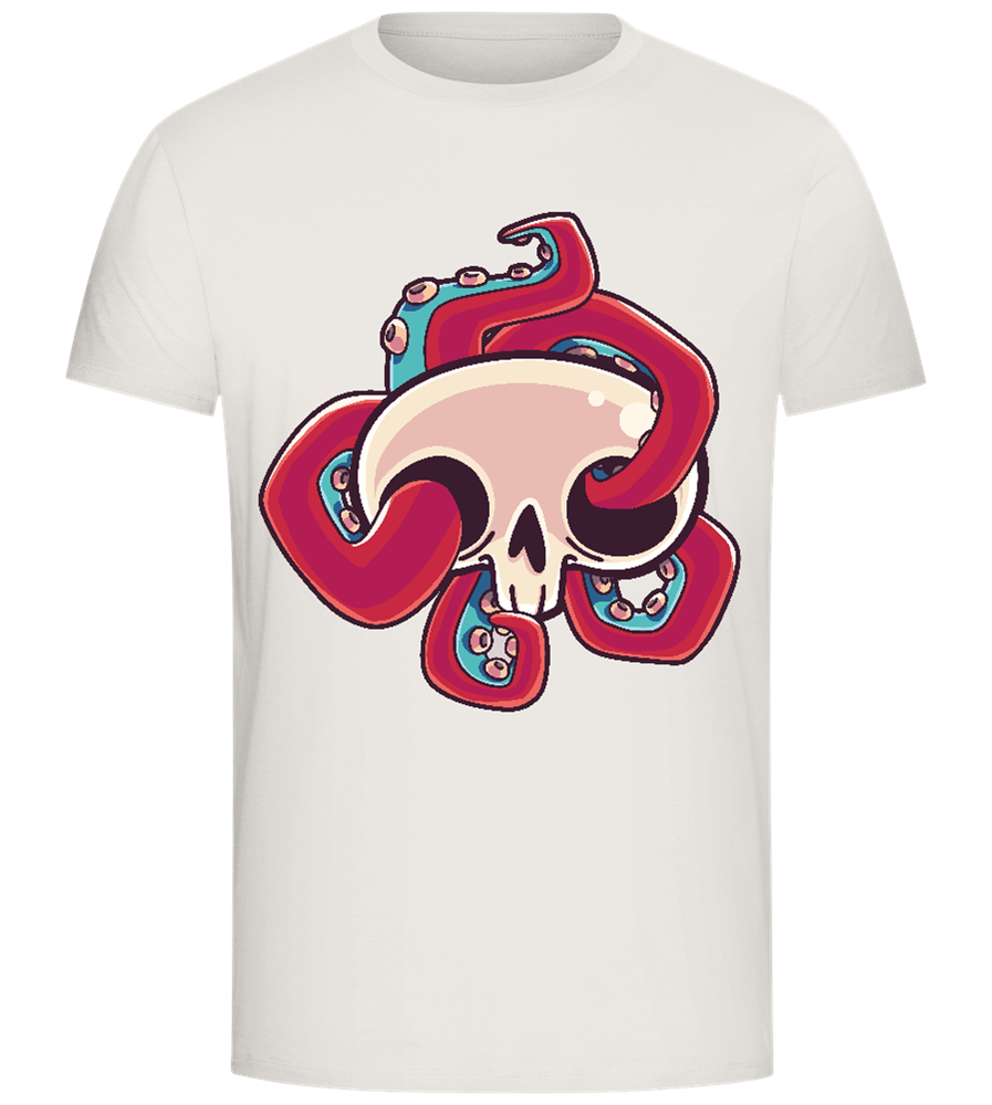 Squid Skull Design - Comfort Unisex T-Shirt_ECRU_front