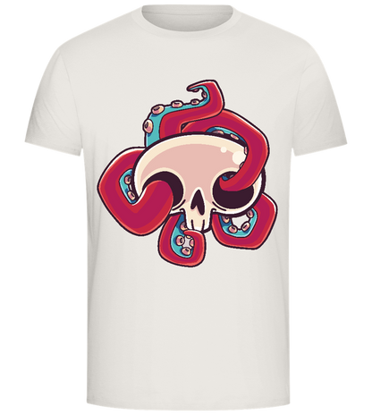 Squid Skull Design - Comfort Unisex T-Shirt_ECRU_front