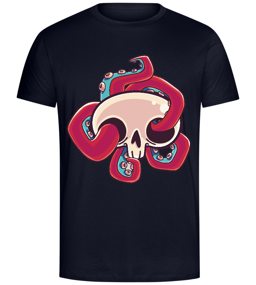 Squid Skull Design - Comfort Unisex T-Shirt_FRENCH NAVY_front