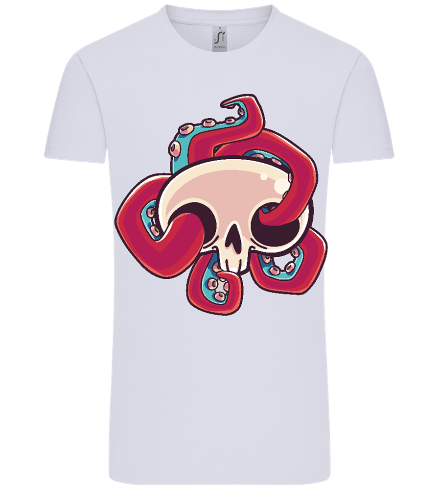 Squid Skull Design - Comfort Unisex T-Shirt_LILAK_front