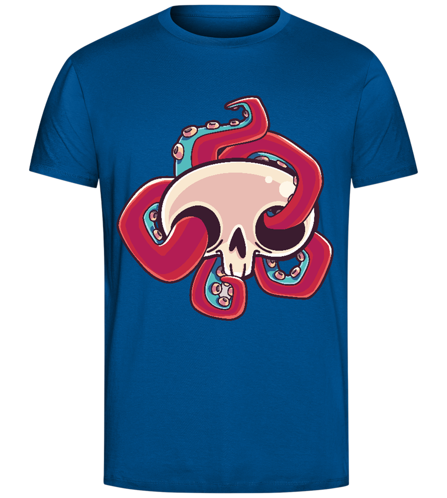 Squid Skull Design - Comfort Unisex T-Shirt_ROYAL_front