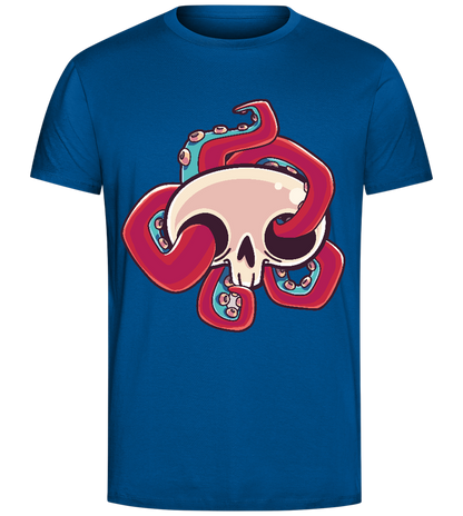 Squid Skull Design - Comfort Unisex T-Shirt_ROYAL_front