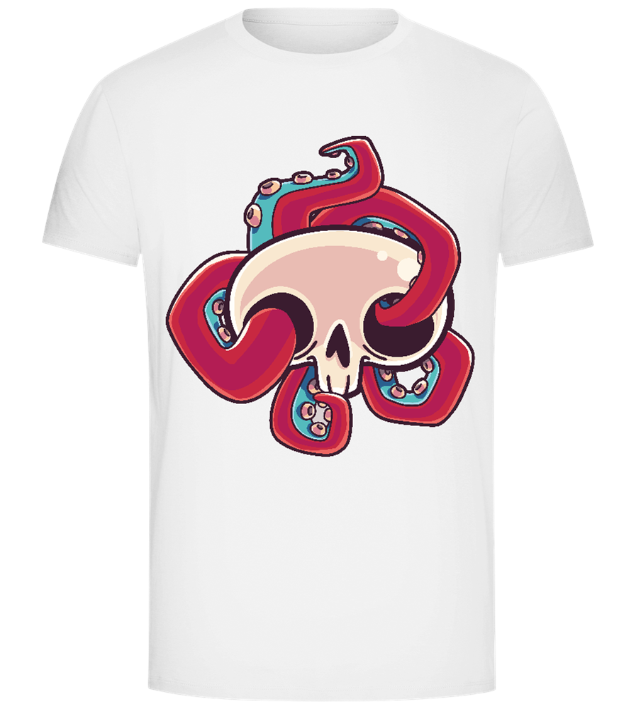 Squid Skull Design - Comfort Unisex T-Shirt_WHITE_front