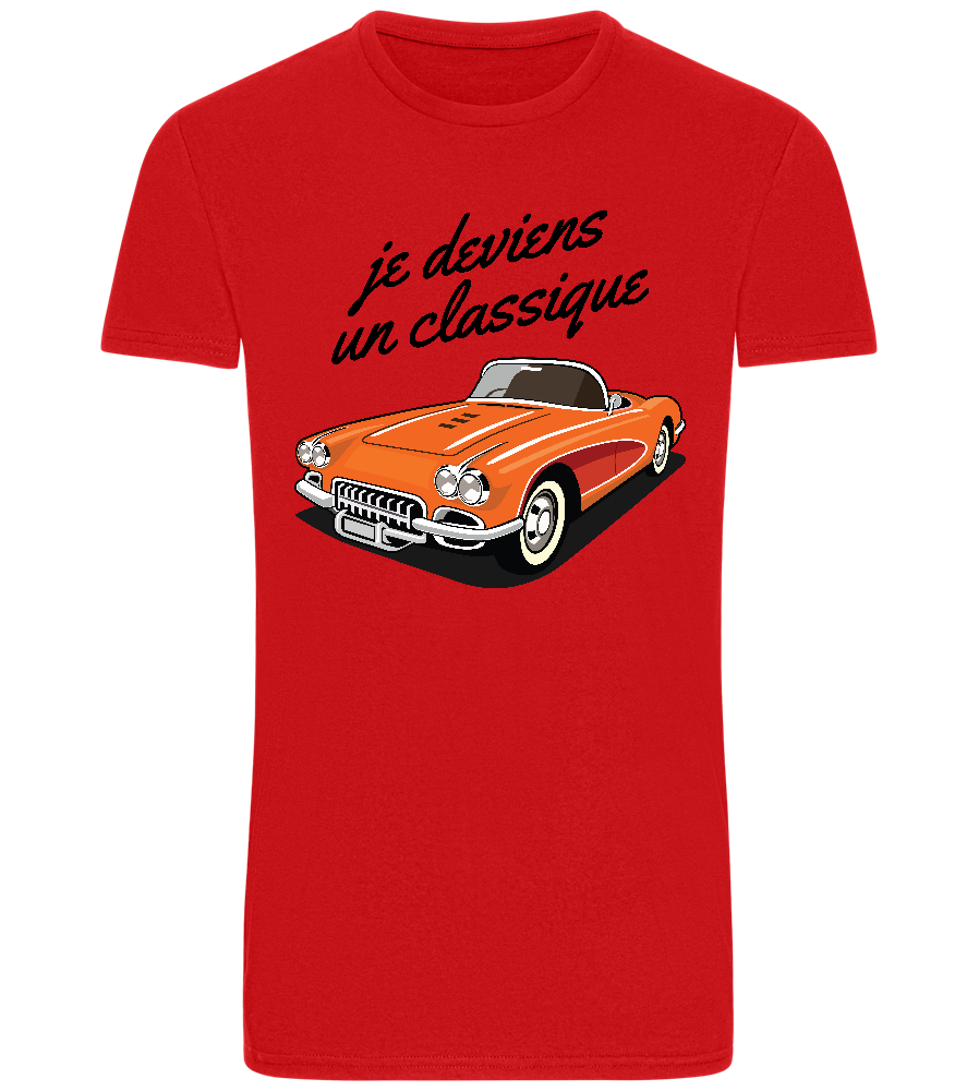 Becoming A Classic Design - Basic Unisex T-Shirt_RED_front