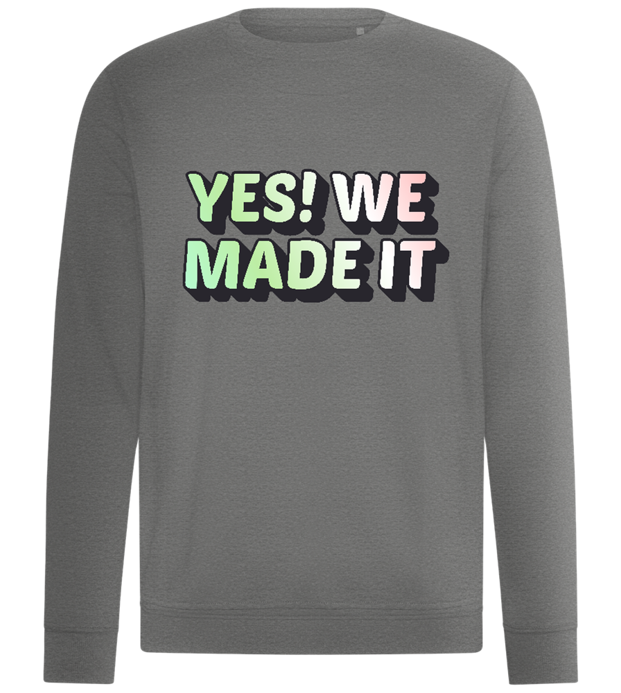 Yes! We Made It Design - Comfort unisex sweater_ORION GREY II_front