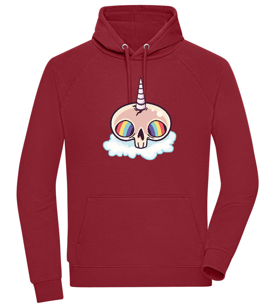 Unicorn Rainbow Design - Comfort unisex hoodie_BORDEAUX_front