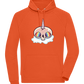 Unicorn Rainbow Design - Comfort unisex hoodie_BURNT ORANGE_front