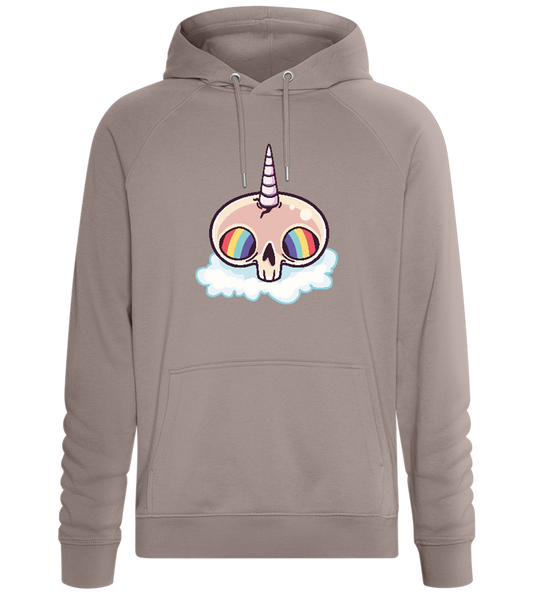 Unicorn Rainbow Design - Comfort unisex hoodie_CHARCOAL CHIN_front