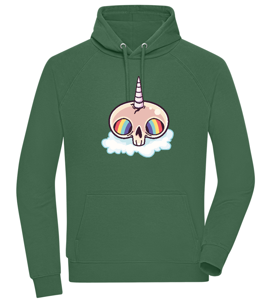 Unicorn Rainbow Design - Comfort unisex hoodie_GREEN BOTTLE_front