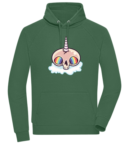 Unicorn Rainbow Design - Comfort unisex hoodie_GREEN BOTTLE_front