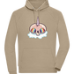 Unicorn Rainbow Design - Comfort unisex hoodie_KHAKI_front