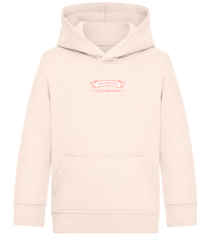 Greatest Family Reunion Design - Comfort Kids Hoodie_LIGHT PEACH ROSE_front