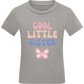 Cool Little Sister Butterfly Design - Comfort kids fitted t-shirt_ORION GREY_front