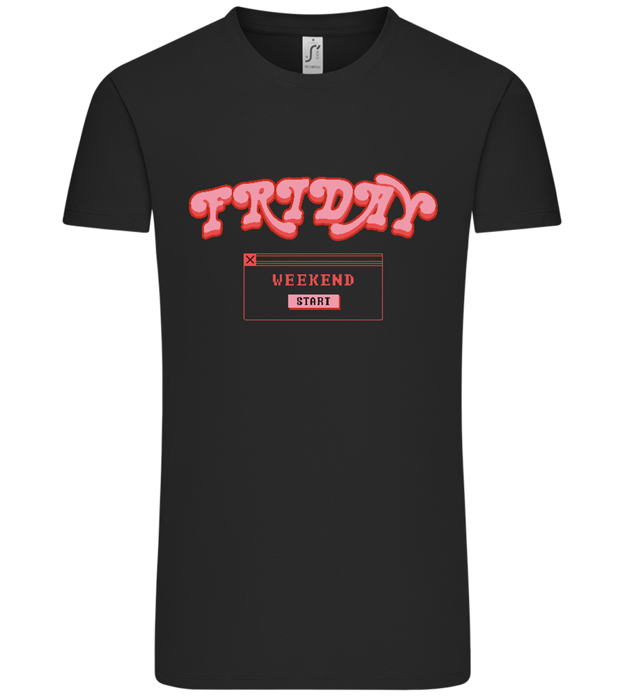 Friday Weekend Design - Comfort Unisex T-Shirt_DEEP BLACK_front