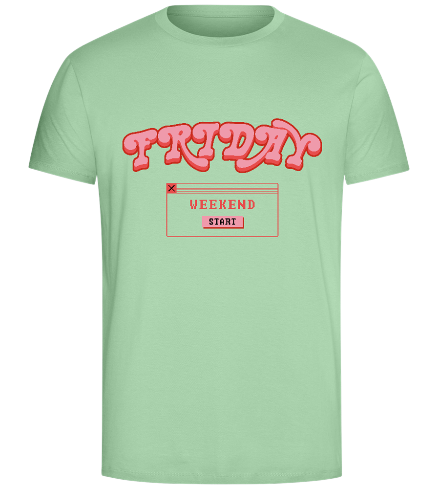 Friday Weekend Design - Comfort Unisex T-Shirt_ICE GREEN_front